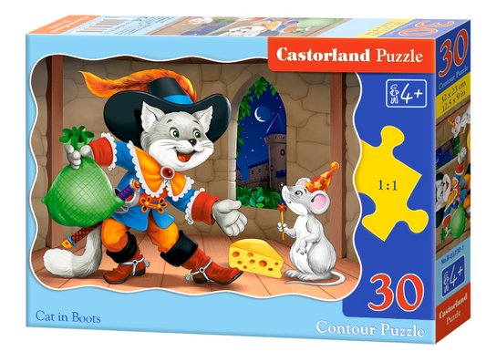 puzzel cat in boots 30pc