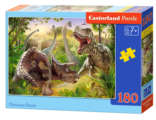 puzzel dinosaur battle 180pc
