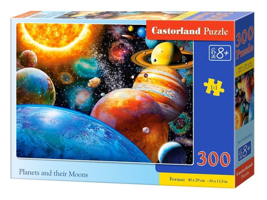 puzzel planets and their moons 300pc