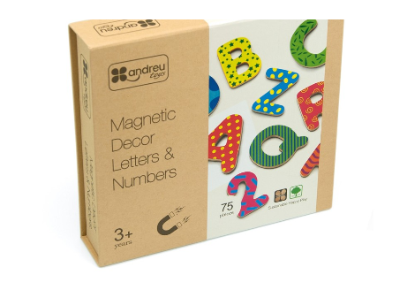 magneet letters en cijfers decor  - magnètes les lettres et les chiffres decor