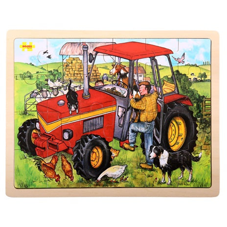 puzzle Tracteur 24 pièces - puzzle Tracteur 24 pièces