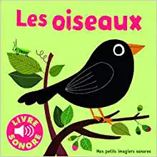 livre petits imagiers sonores les oiseaux FRA