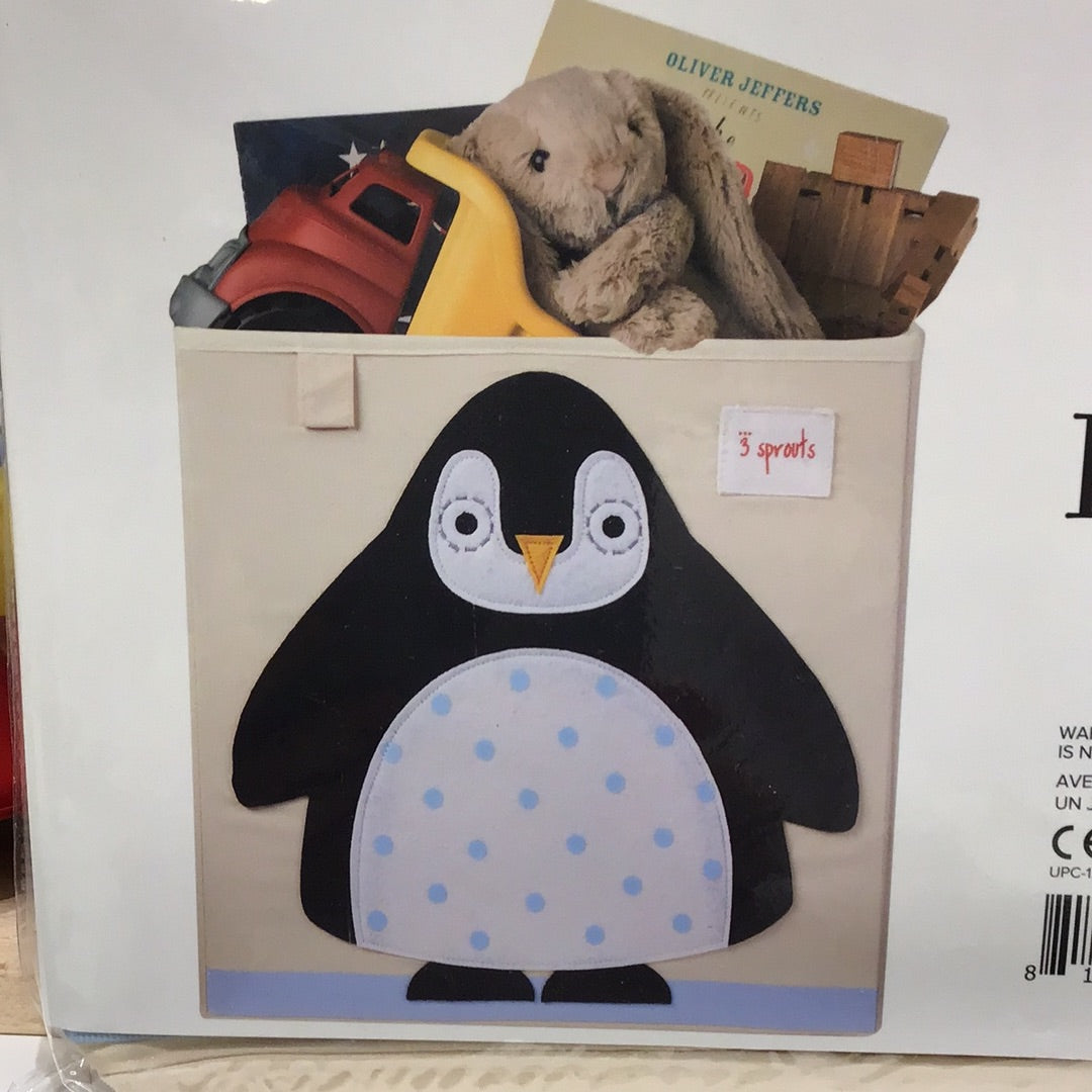 speelgoedbox  pinguin - boîte à jouets pingouin