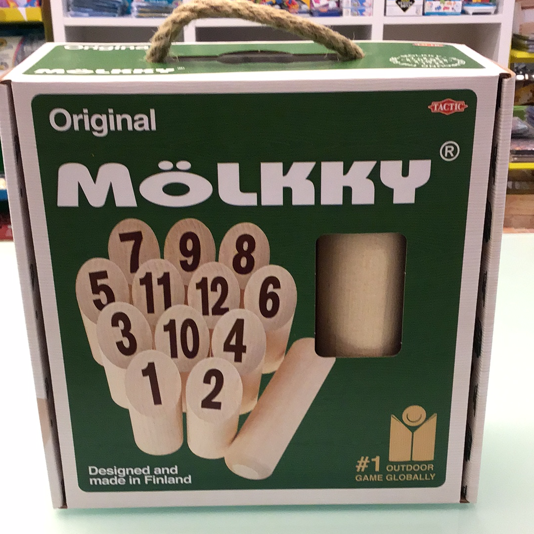 Mölkky Vikingspel met nummers  -  jeu des vikings avec chiffres mölkky