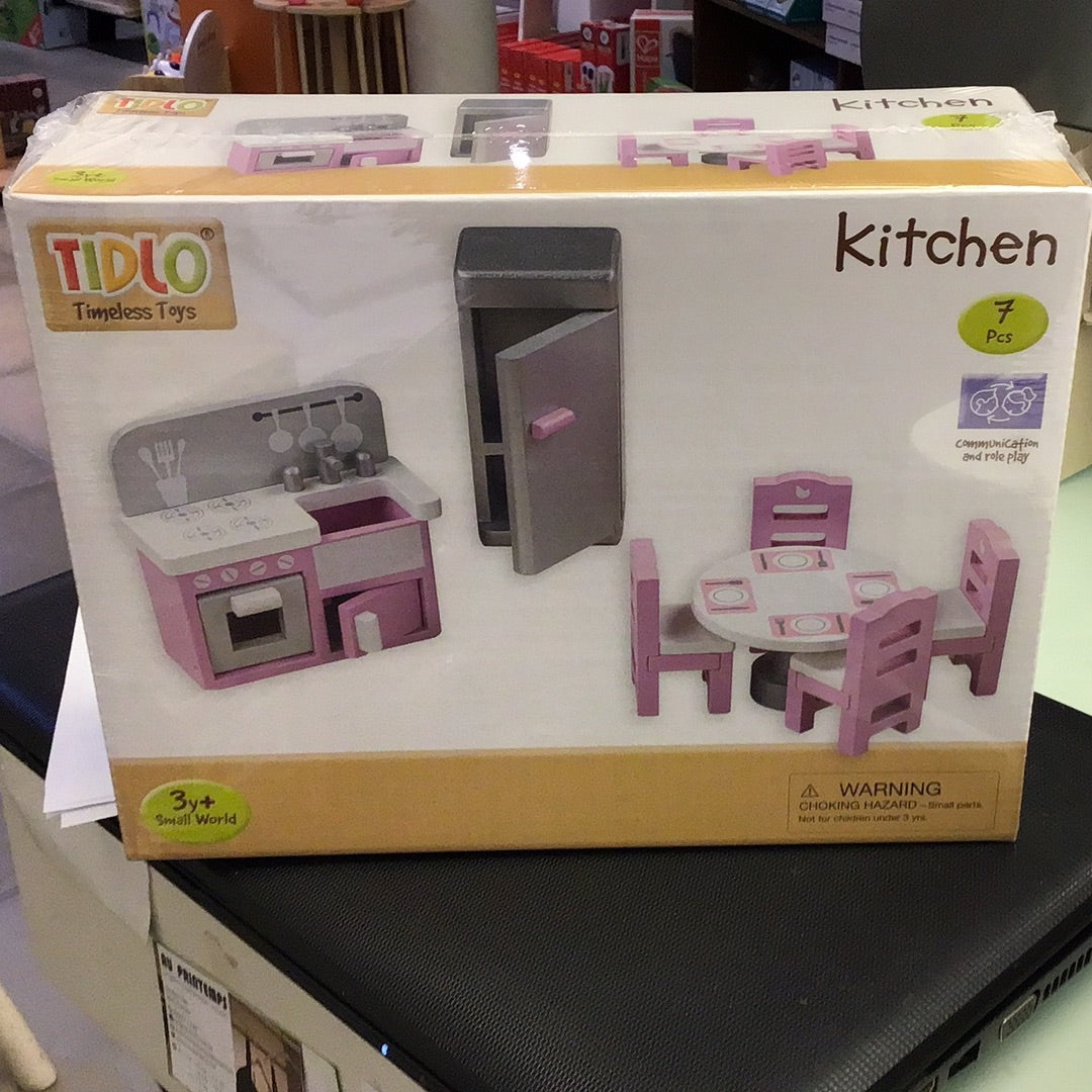 meubeltjes keuken voor poppenhuis -meubles de cuisine pour maison de poupées