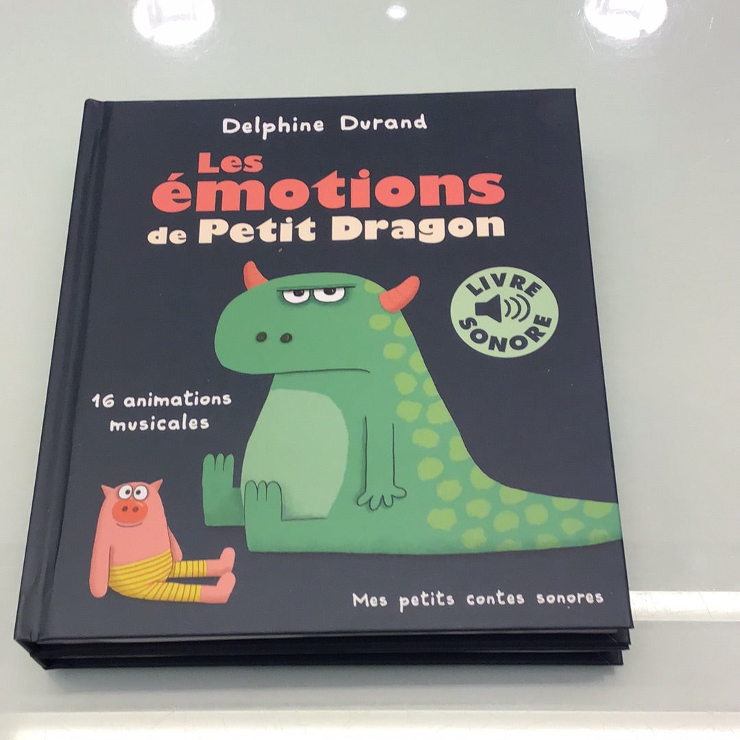 livre sonore les émotions de petit dragon FRA