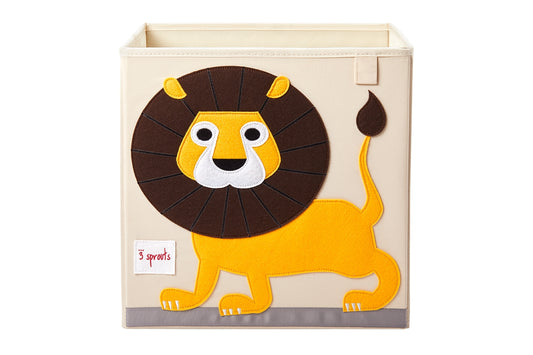 coffre à jouets lion - boîte à jouets lion
