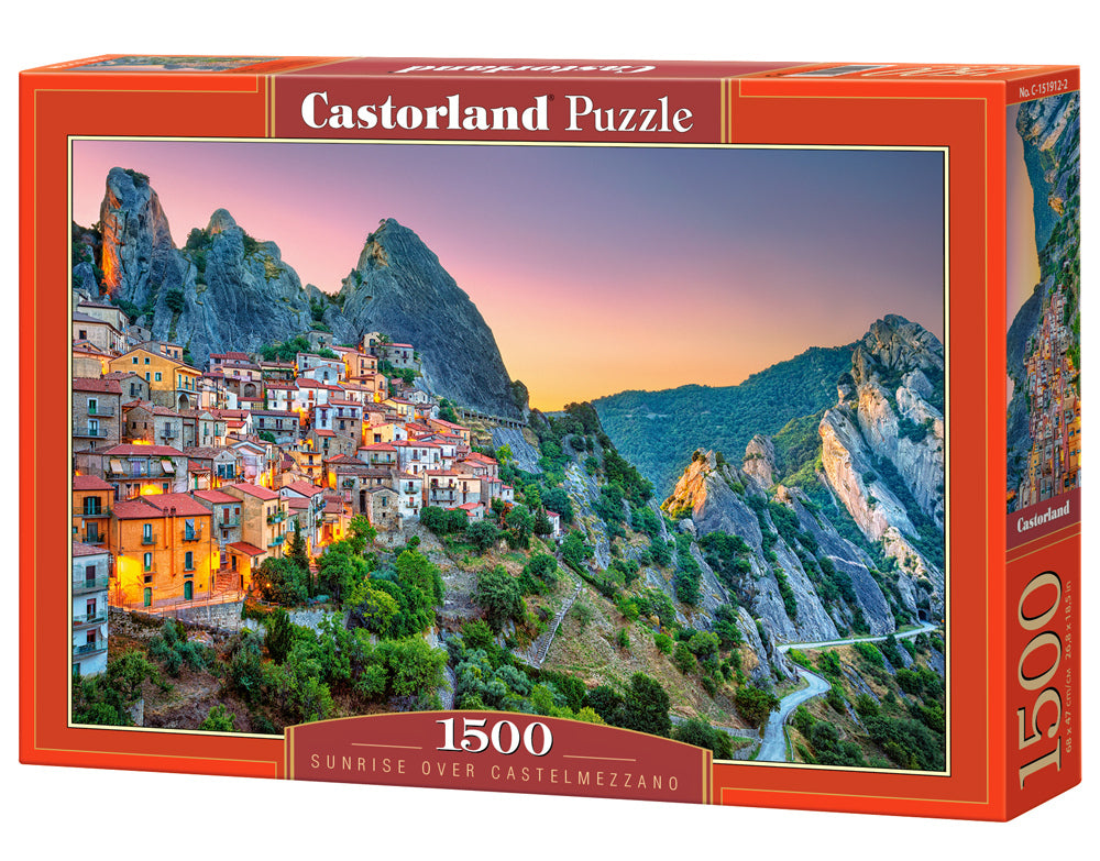 puzzle Lever de soleil sur Castelmezzano 1500pc